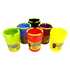 CENDRIER POUR VOITURE FLUO COLORS GLOW IN DARK (X12)