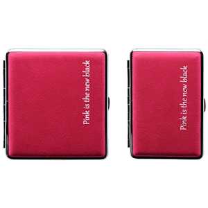 ATOMIC CIGARETTE CASE PINK 2 SIZES ASSORTED  (X12)