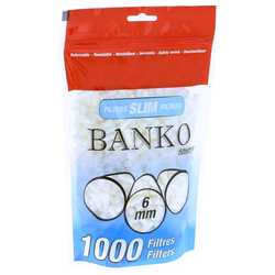 BANKO 6MM FILTER TIPS (1000)