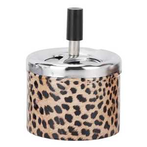 BELFLAM SPINNING ASHTRAY 9CM LEOPARD