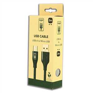 CÂBLE USB-A VERS MICRO USB (2M)