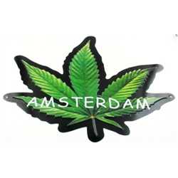LICENSE PLATE SHAPE WEED 30X35CM