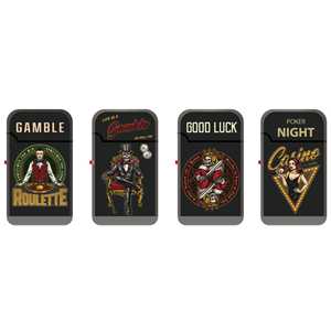 LIGHTERS DOUBLE JETFLAME CASINO (X20)