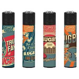 LIGHTERS RETRO RUGBY (X48)