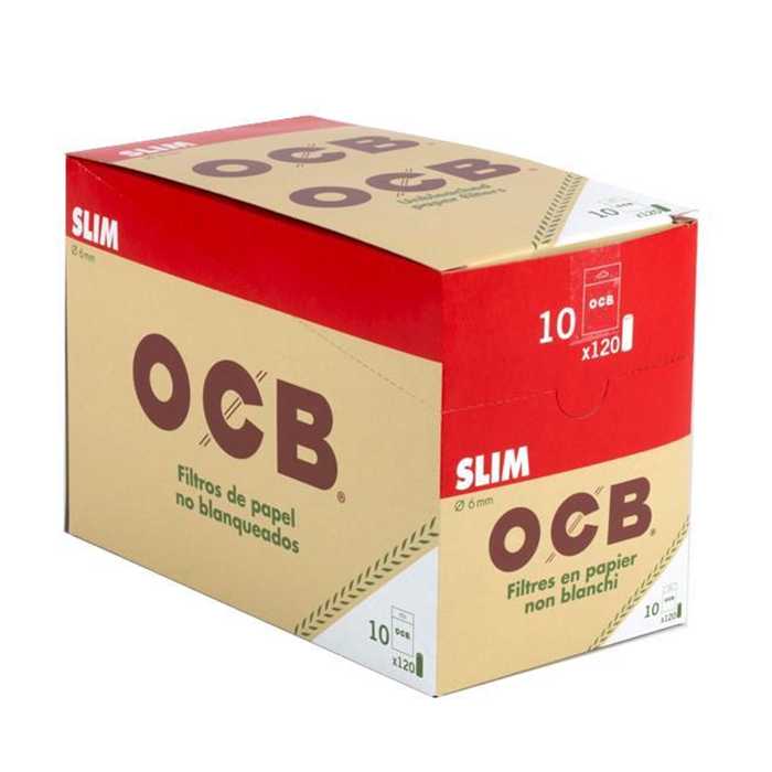 OCB SLIM ECO FILTER TIPS Ø6MM (10 X 120)