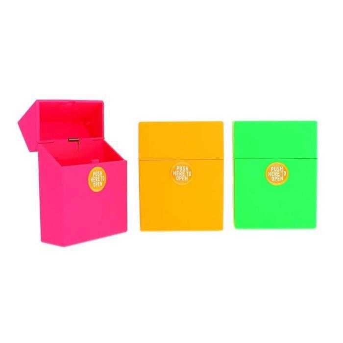 PUSH UP BOX NEON SOFT TOUCH 25' CIGARETTES (x12)
