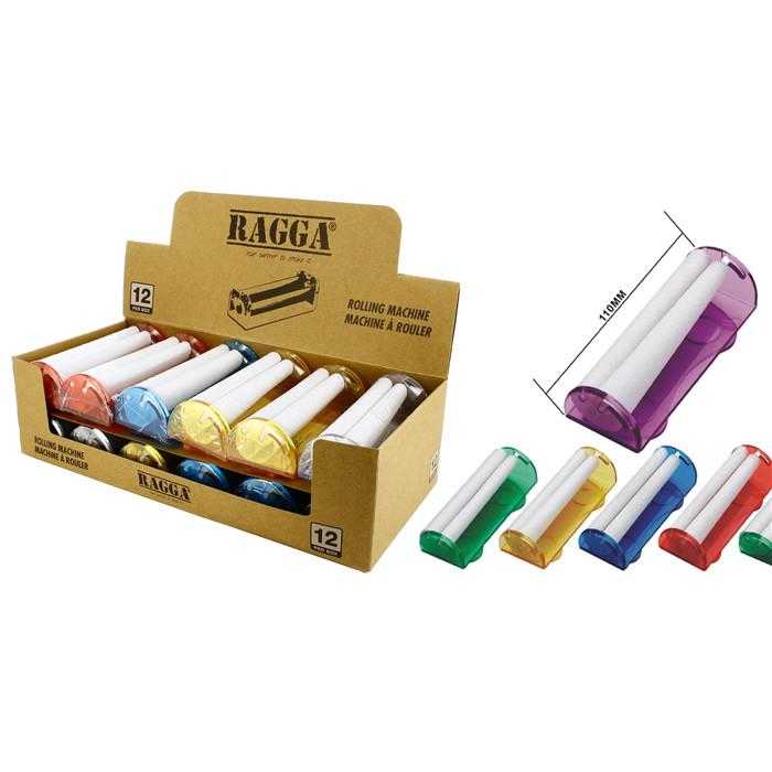 RAGGA CONICAL PLASTIC ROLLER 110MM ASSORTED (X12)