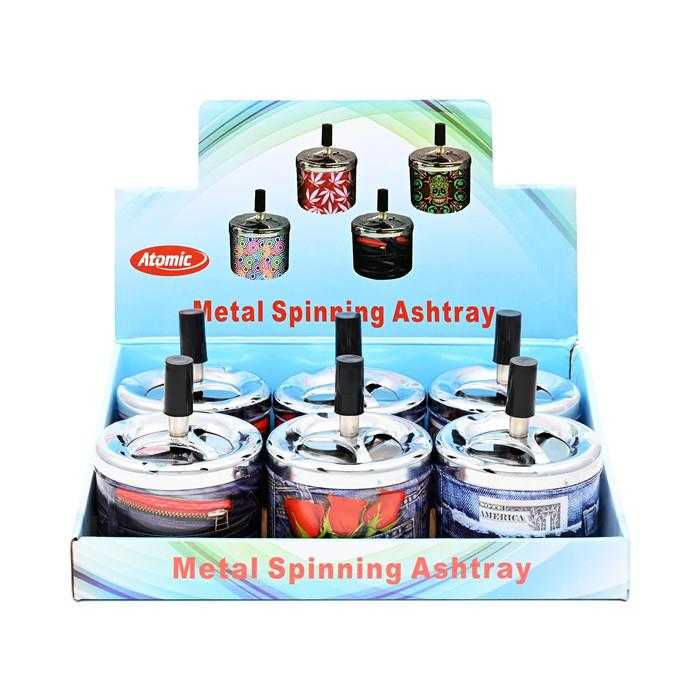 SPINNING ASHTRAY JEANS ASSORTED (X6)