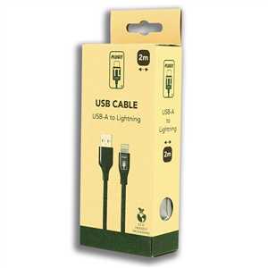 USB-A TO IPHONE CABLE BLACK