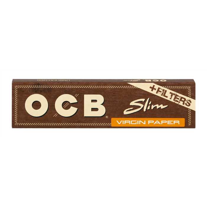 OCB Slim Virgin+Tips x32  Feuille Slim avec Filtre Carton - MajorSmoker
